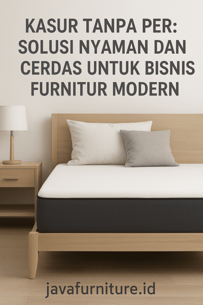 Kasur tanpa per namanya apa?
