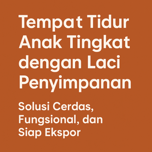 tempat tidur anak tingkat dengan laci penyimpanan