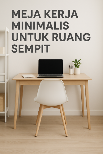 Meja Kerja Minimalis untuk Ruang Sempit