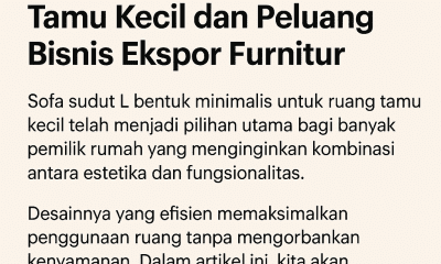 Sofa Sudut L Minimalis