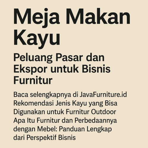 MejaMakan Kayu