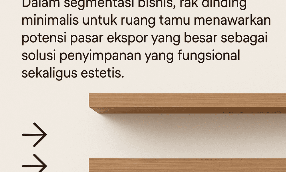 rak dinding minimalis untuk ruang tamu