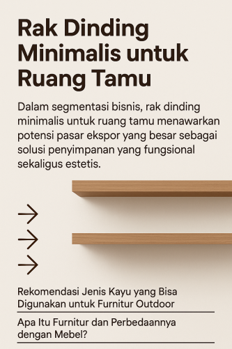 rak dinding minimalis untuk ruang tamu