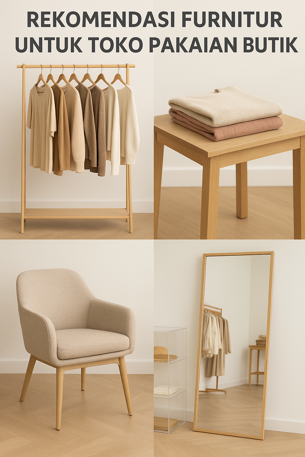 Furnitur untuk Toko Pakaian