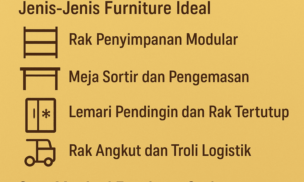 funitur untuk gudang makanan
