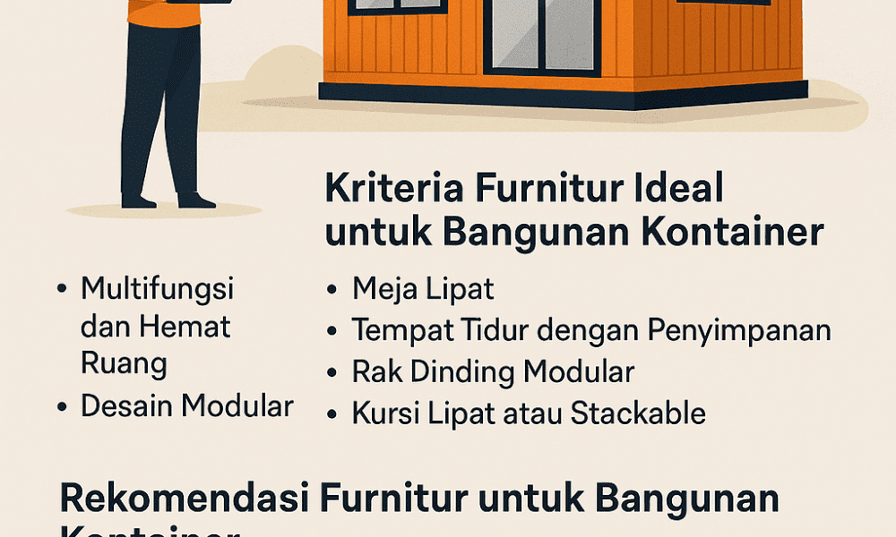 Furniture Untuk Bangunan Kontainer