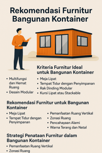 Furniture Untuk Bangunan Kontainer