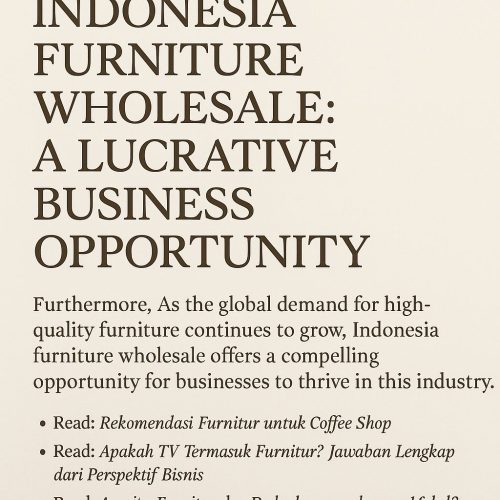 Indonesia Furniture Wholesale
