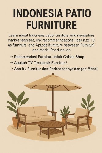 Indonesia Patio Furniture