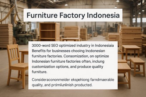 Furniture Factory Indonesia