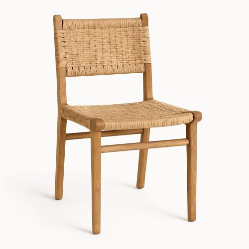 Teak Woven Dining Chair