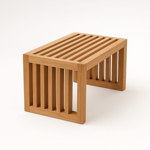 Meja Samping Kayu Jati “Strata”